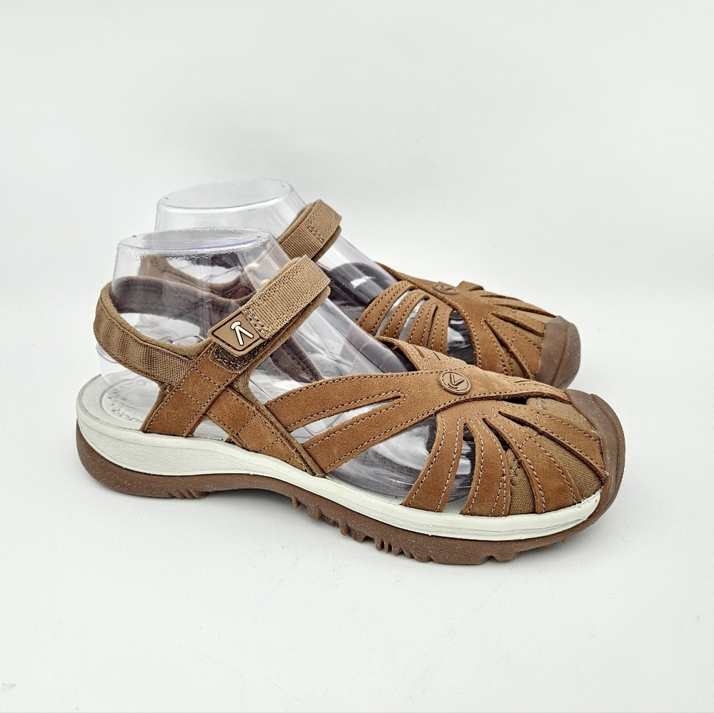 Keen Rose Sandals Women's Size 8 Brown - Roasted Pecan/Birch - Closed Toe Shoes